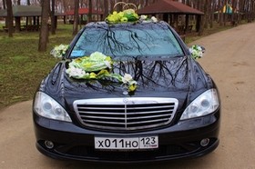 украшения на свадебные автомобили